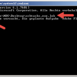 Windows Aufgabenplanung per Verknüpfung ausführen 2 Aufgabenplanung CMD