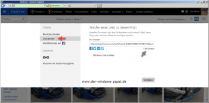 OneDrive Link abrufen