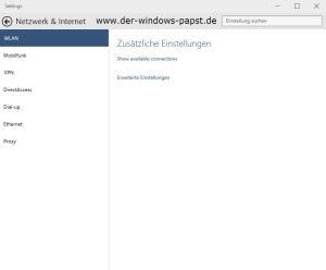 Windows 10 Netzwerk Internet