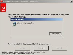 AcroCleaner 9.x 10.x - Adobe Acrobat und den Adobe Reader deinstallieren 5 AcroCleaner installer
