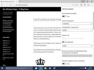 Spartan Favoritenleiste bearbeiten