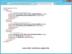 Active Directory Domain umbenennen rendom 2 Domainlist.xml