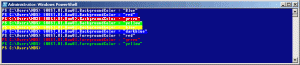 Powershell Konsole color