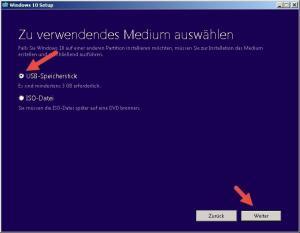 Windows 10 USB Stick