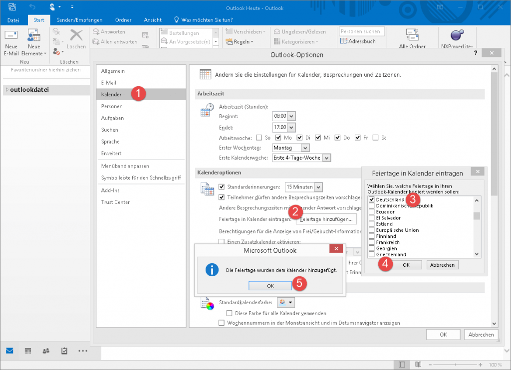 Outlook 2010 2013 Feiertage 2015 2016 - Der Windows Papst - IT Blog Walter