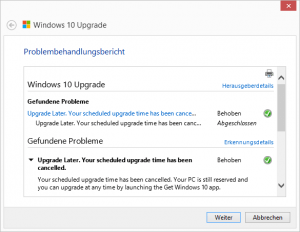 Windows 10 Upgrade Scheduled