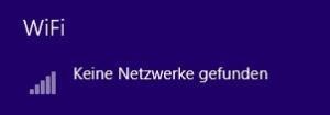 Keine Netzwerke gefunden