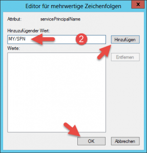 Tab Delegierung aktivieren 3 SET SPN