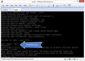 VyOS Linux Router installieren und konfigurieren 3 vyos Passwort