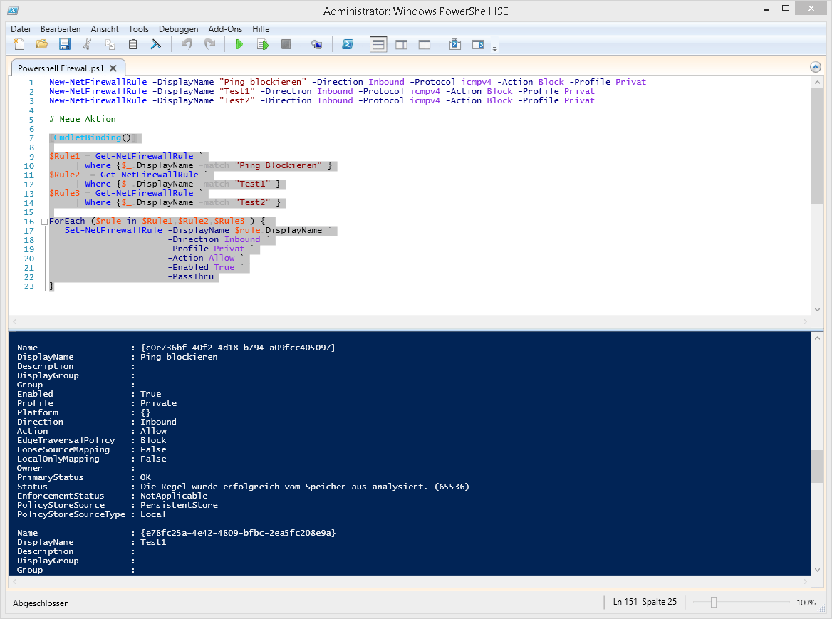 Powershell Firewall - Regeln erstellen und ändern - Der Windows Papst ...