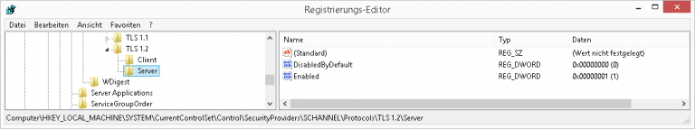 Powershell Registry TLS1 2 REG KEY Erstellen Der Windows Papst IT 