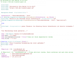 Dateiüberwachung Powershell