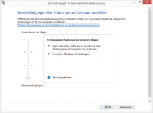 Powershell UAC deaktiviert