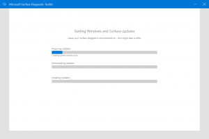 Surface Diagnostic Tool preparing Updates