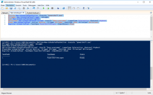 PS Task - Starte die Powershell Konsole bei jedem LogOn 1 Powershell Start Logon