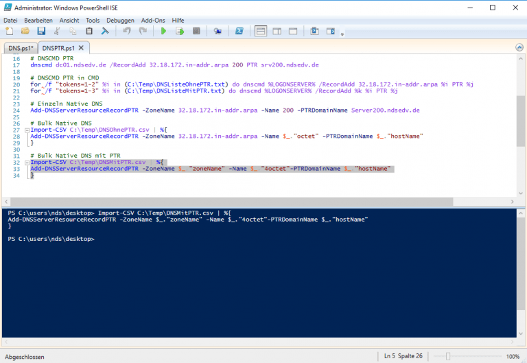 Powershell DNS A CNAME PTR Records Der Windows Papst IT Blog Walter