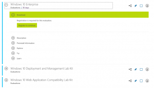 Windows 10 v1709 Evaluation ISO Download