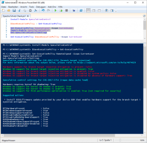 Spectre Schutz Check Spectre Schutz Check
