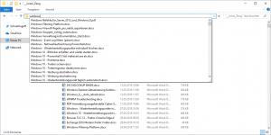Windows Explorer Autovervollständigung