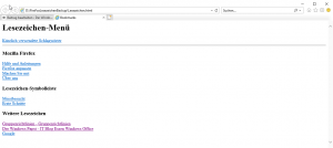 Firefox Lesezeichen HTML Firefox Lesezeichen HTML