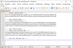 Fritzbox Zertifikatskette