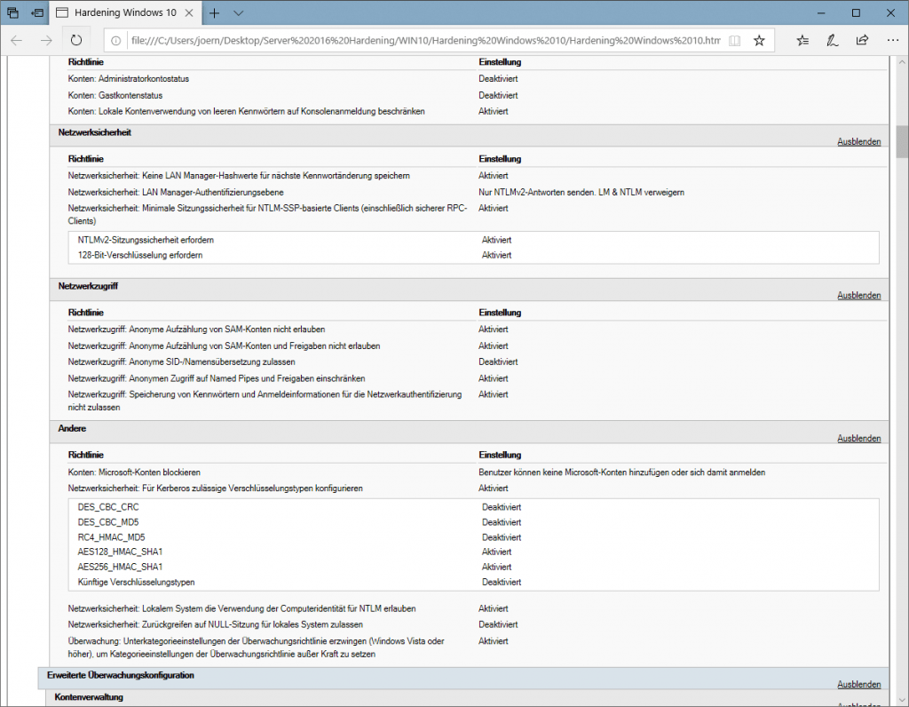 Windows 10 Hardening Policy Der Windows Papst IT Blog Walter
