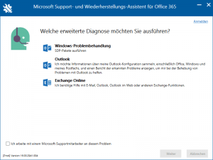 Office 365/2019/2016 Activation Troubleshooter 2 Exchange Troubleshooter
