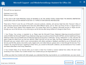 Microsoft Support- und Wiederherstellungs-Assistent für Office 365 Microsoft Support- und Wiederherstellungs-Assistent für Office 365