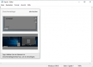 Windows 10 v1809 new Clipboard Windows 10 v1809 new Clipboard