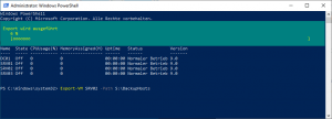 VM-Export Hyper-V Host VM-Export Hyper-V Host