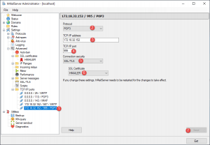 hMailer auf SSL umstellen