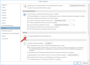 Probleme Office Ansicht