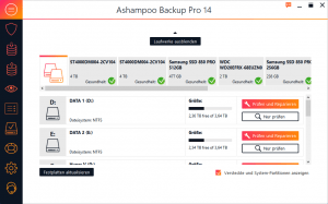 Ashampoo Festplatten analysieren Ashampoo Festplatten analysieren