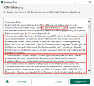 Kaspersky KSN Erklärung