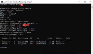 DiskPart Write Protection enable DiskPart Write Protection enable