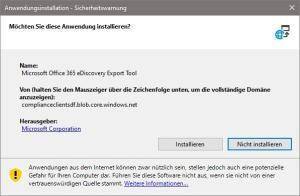 Microsoft Office 365 eDiscovery Export Tool