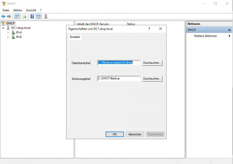 Powershell Change DHCP Backup Path Der Windows Papst IT Blog Walter