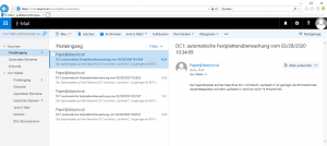 Speicherplatz überwachen und Alarmmeldung 1 Send Mail free Disk Space