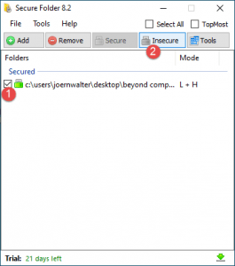Versteckten und gesperrten Ordner wieder sichtbar