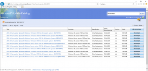 Microsoft Update Catalog Warenkorb anzeigen Microsoft Update Catalog Warenkorb anzeigen
