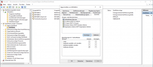 Zertifikate anfordern Zertifikate anfordern