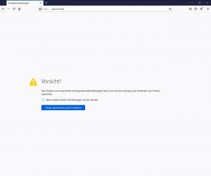 Firefox 76 Konfiguration öffnen Firefox 76 Konfiguration öffnen