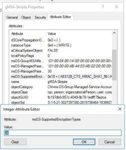 Supported Encryption Type Value 24 Supported Encryption Type Value 24