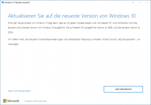 Windows 10 Update auf 2004 Windows 10 Update auf 2004