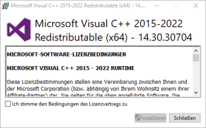 Visual C++ Redistributable Packages