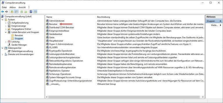 Nt Autorität Lokaler Dienst Sid S 1 5 19