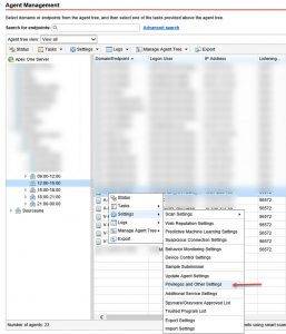 ApexOne Agent Management ApexOne Agent Management