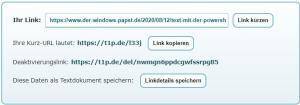 Kurz Url aktivieren deaktivieren Kurz Url aktivieren deaktivieren