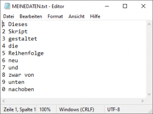 Text mit der Powershell umkehren Text mit der Powershell umkehren