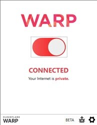 Cloudflare WARP VPN plus Malewareschutz